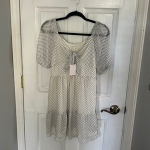 Polka dot Lauren Conrad dress